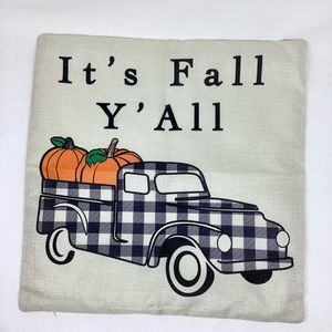 Fall pillow cover